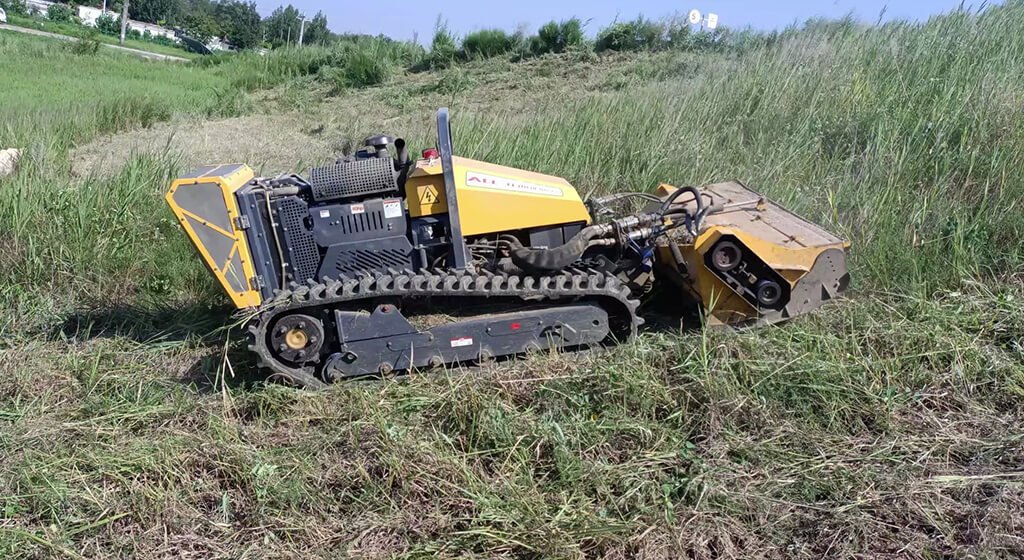 How to Mow on a Slope Safely and Efficiently