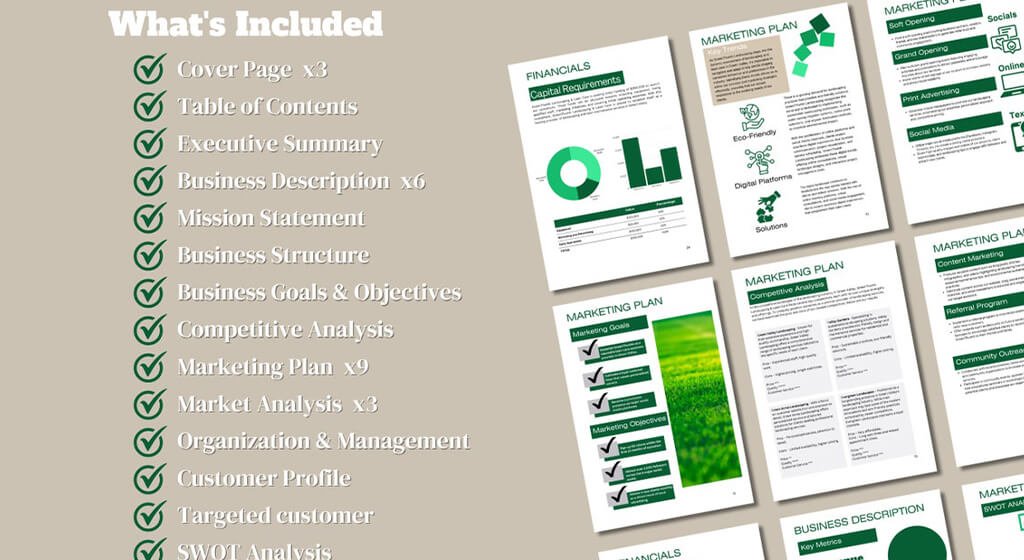 Simple Lawn Care Business Plan