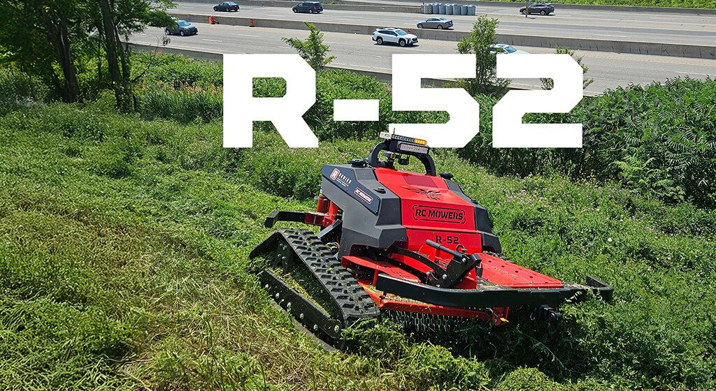 Best Mower For Steep Slopes RC Mowers R-52