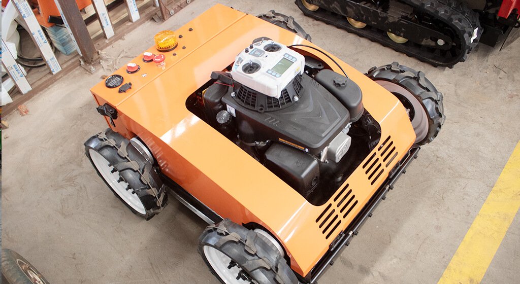 Chinese Remote Control Lawn Mowers 4-Wheel Remote Control Mower