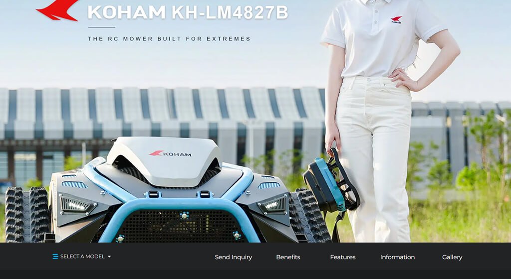 Chinese Remote Control Lawn Mowers KOHAM KH-LM4827B